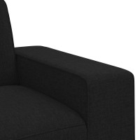 Produktbild för Soffa Svart 182 x 80 x 82 cm tyg