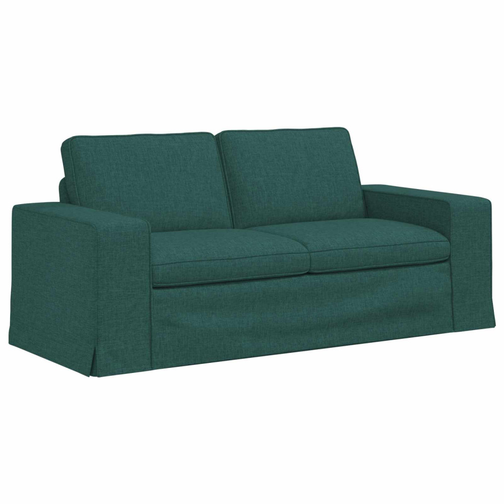 Produktbild för Soffa Mörkgrön 182 x 80 x 82 cm tyg