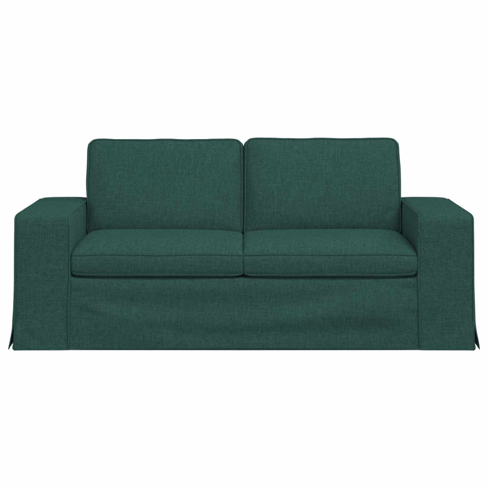 Produktbild för Soffa Mörkgrön 182 x 80 x 82 cm tyg
