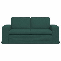 Produktbild för Soffa Mörkgrön 182 x 80 x 82 cm tyg