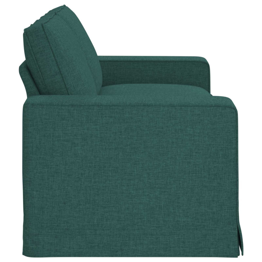 Produktbild för Soffa Mörkgrön 182 x 80 x 82 cm tyg