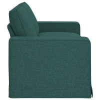 Produktbild för Soffa Mörkgrön 182 x 80 x 82 cm tyg