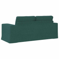 Produktbild för Soffa Mörkgrön 182 x 80 x 82 cm tyg