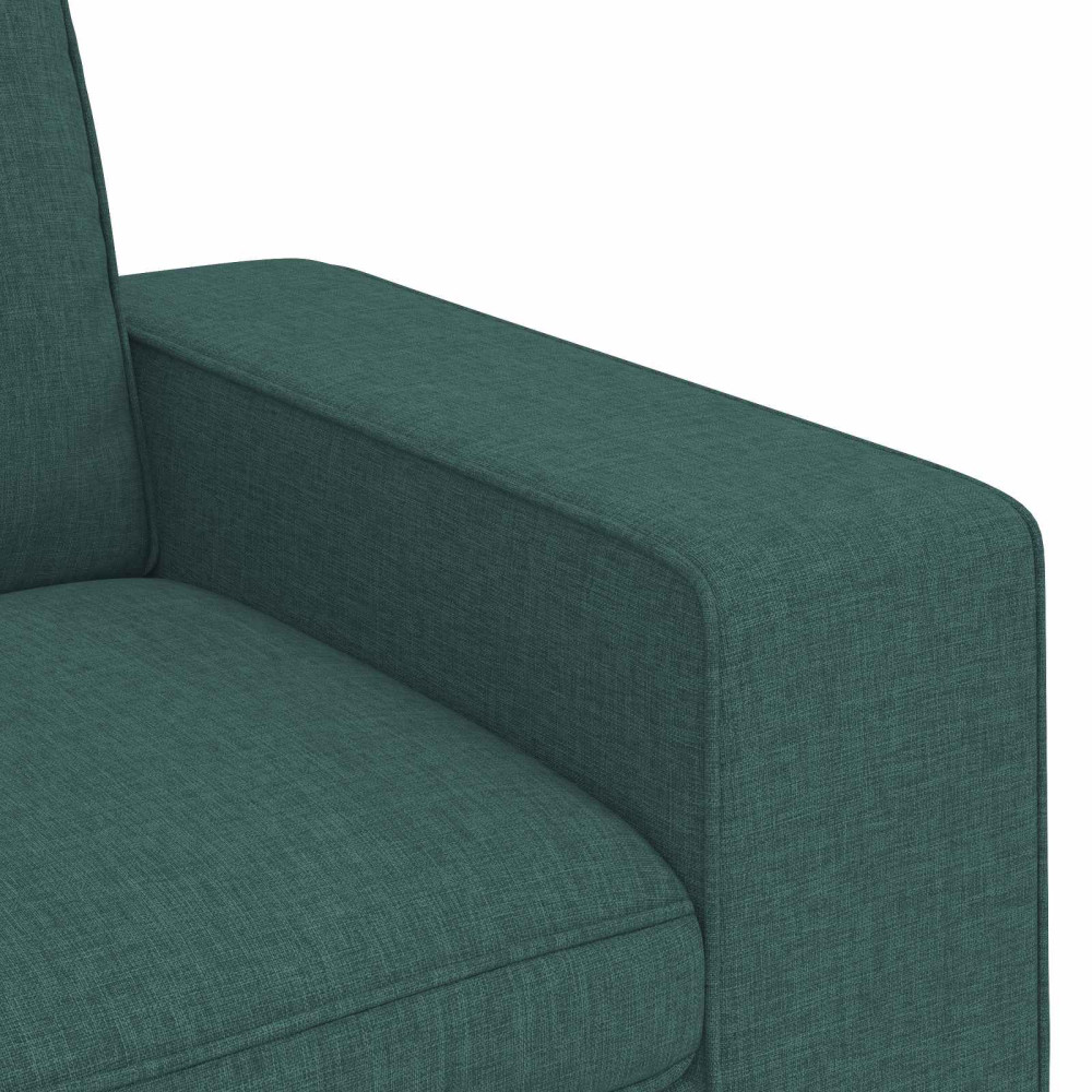 Produktbild för Soffa Mörkgrön 182 x 80 x 82 cm tyg