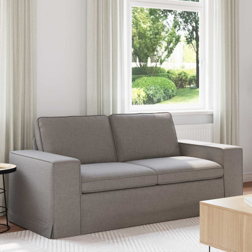 vidaXL Soffa Taupe 182 x 80 x 82 cm tyg