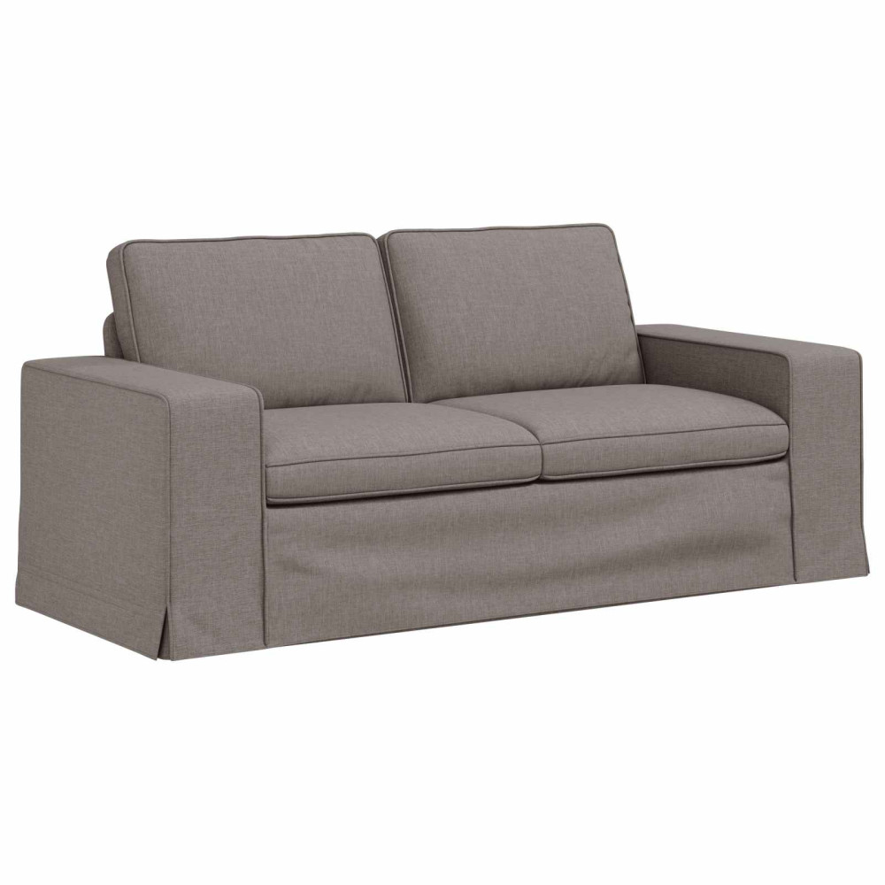 Produktbild för Soffa Taupe 182 x 80 x 82 cm tyg