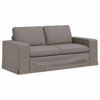 Produktbild för Soffa Taupe 182 x 80 x 82 cm tyg