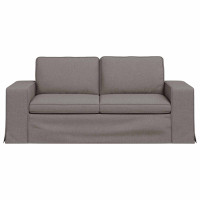 Produktbild för Soffa Taupe 182 x 80 x 82 cm tyg