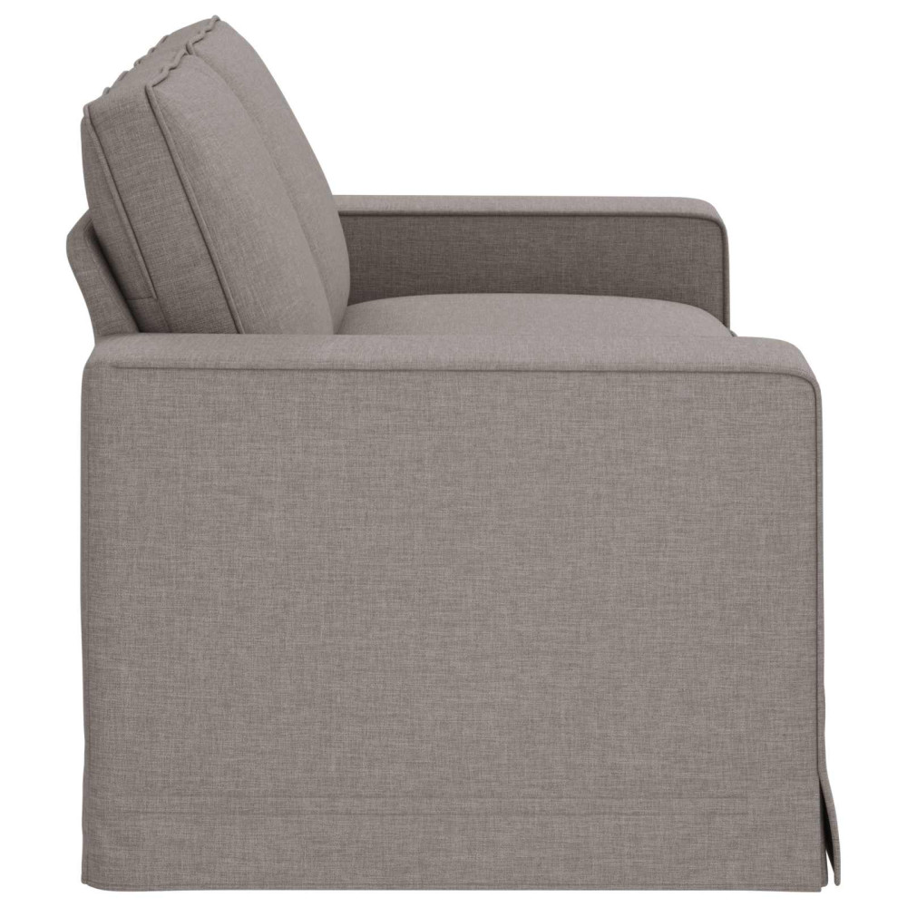 Produktbild för Soffa Taupe 182 x 80 x 82 cm tyg