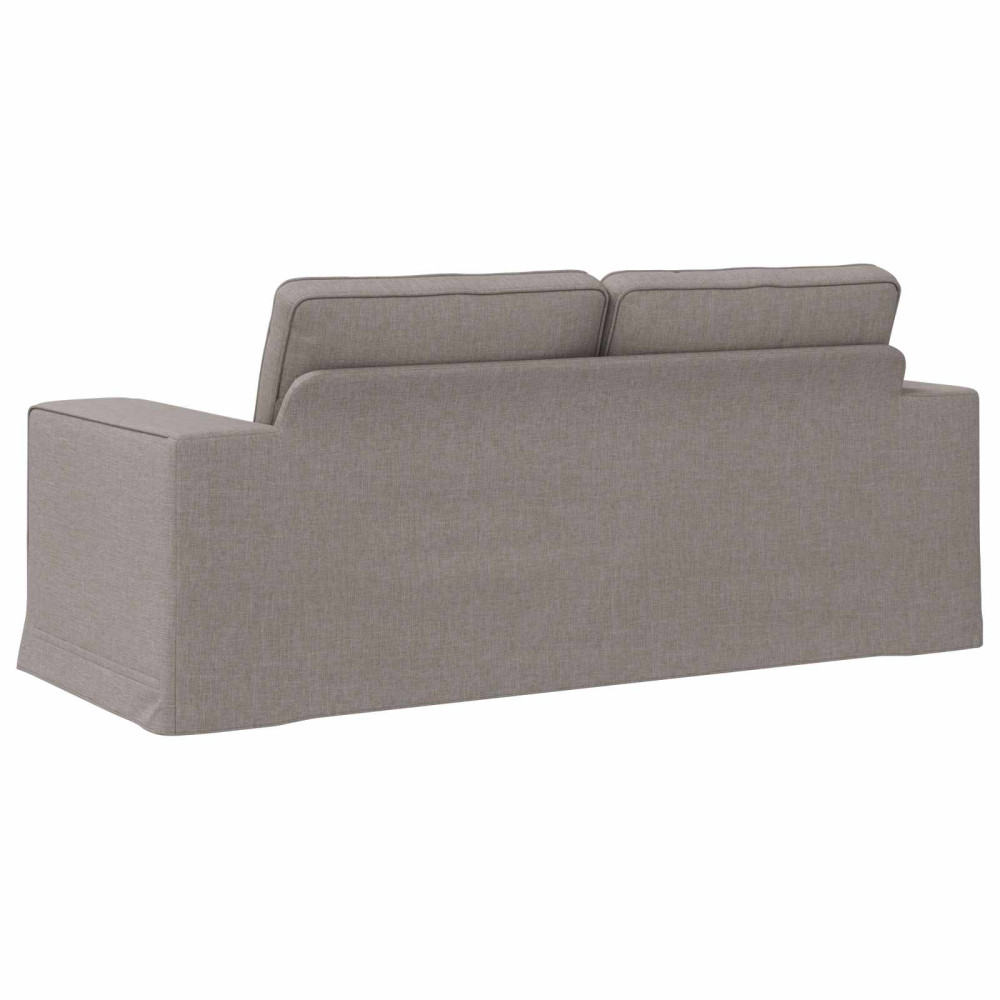 Produktbild för Soffa Taupe 182 x 80 x 82 cm tyg