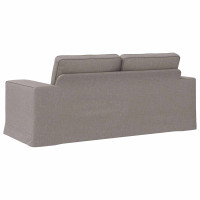 Produktbild för Soffa Taupe 182 x 80 x 82 cm tyg