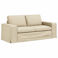 Produktbild för Soffa Kräm 182 x 80 x 82 cm tyg