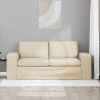 Produktbild för Soffa Kräm 182 x 80 x 82 cm tyg
