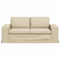 Produktbild för Soffa Kräm 182 x 80 x 82 cm tyg
