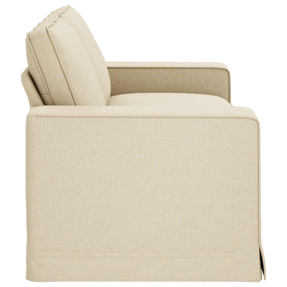 Produktbild för Soffa Kräm 182 x 80 x 82 cm tyg