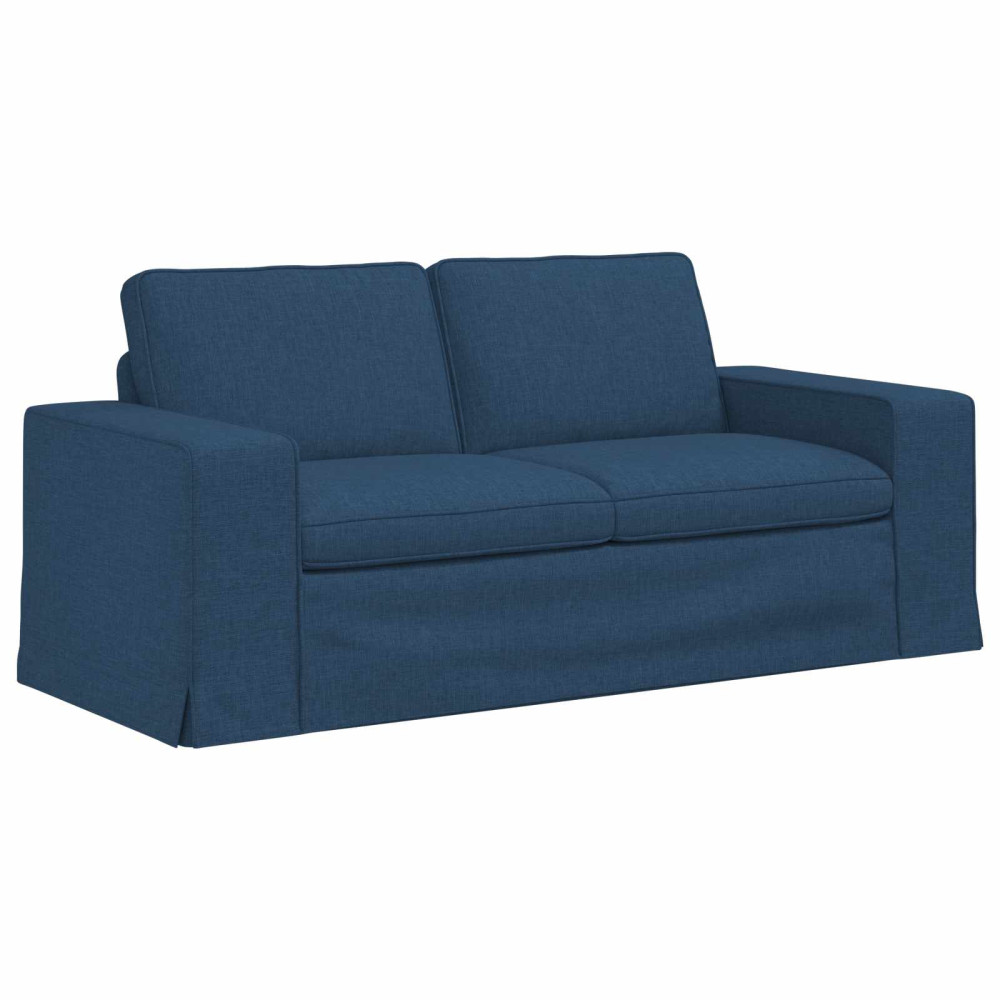 Produktbild för Soffa Blå 182 x 80 x 82 cm tyg
