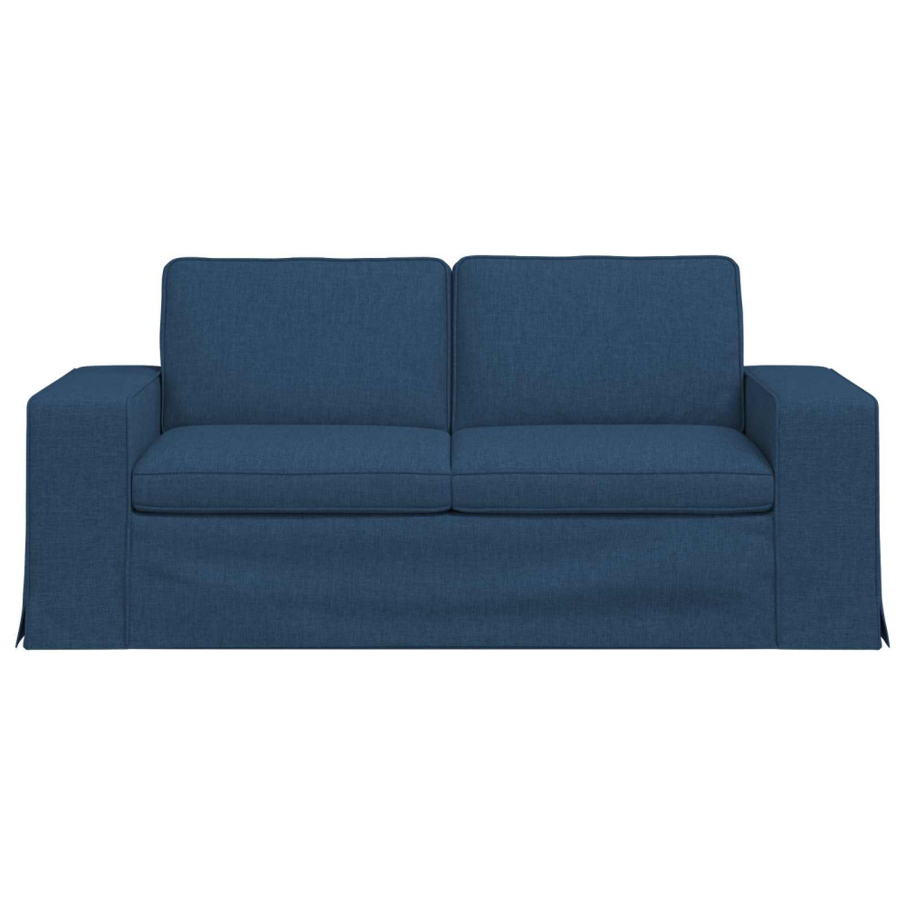 Produktbild för Soffa Blå 182 x 80 x 82 cm tyg