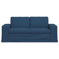 Produktbild för Soffa Blå 182 x 80 x 82 cm tyg