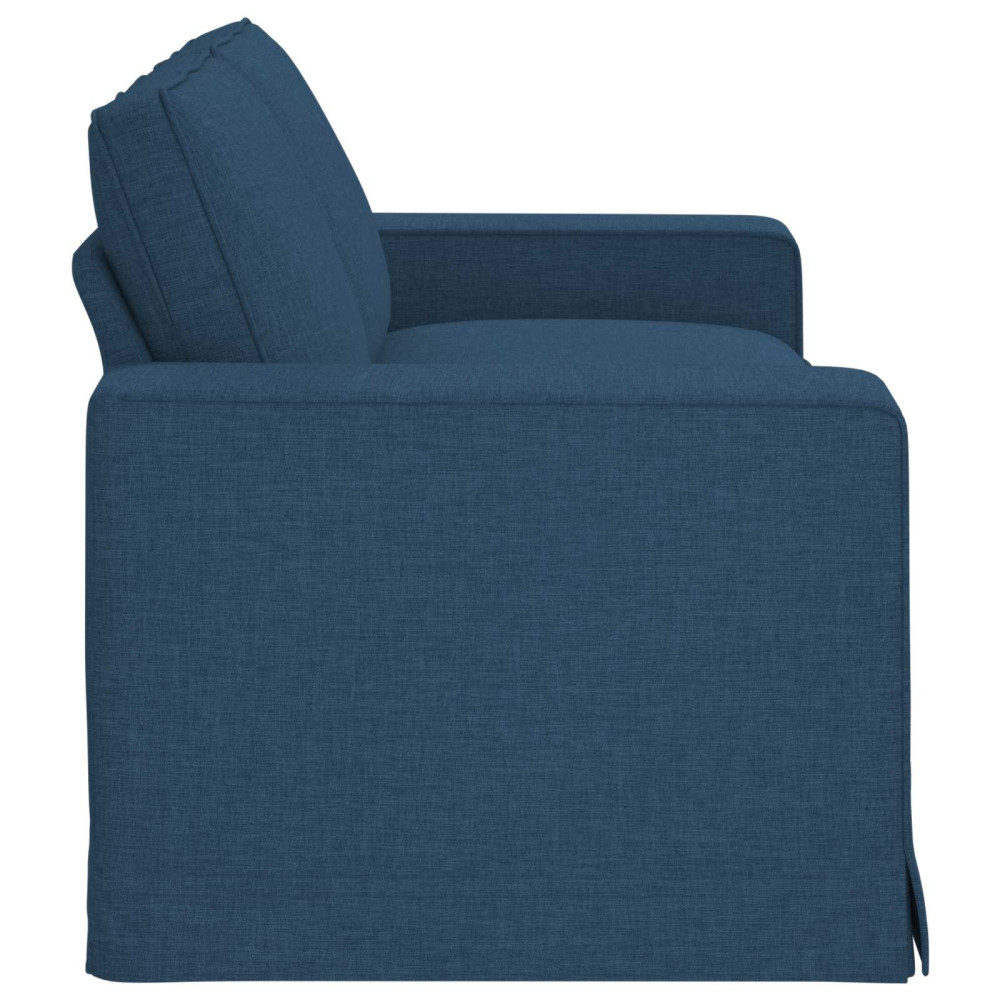 Produktbild för Soffa Blå 182 x 80 x 82 cm tyg