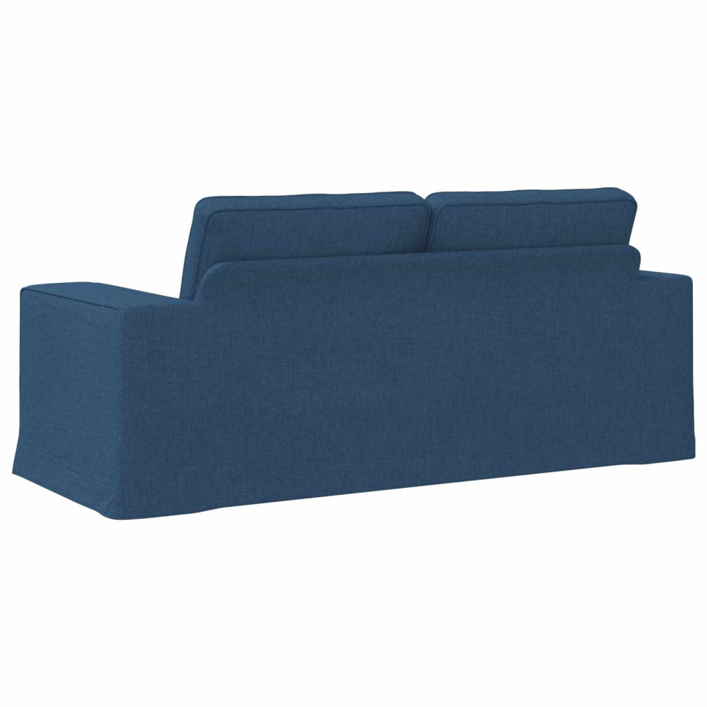 Produktbild för Soffa Blå 182 x 80 x 82 cm tyg