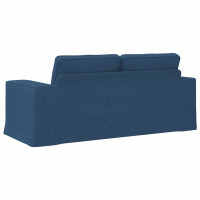Produktbild för Soffa Blå 182 x 80 x 82 cm tyg