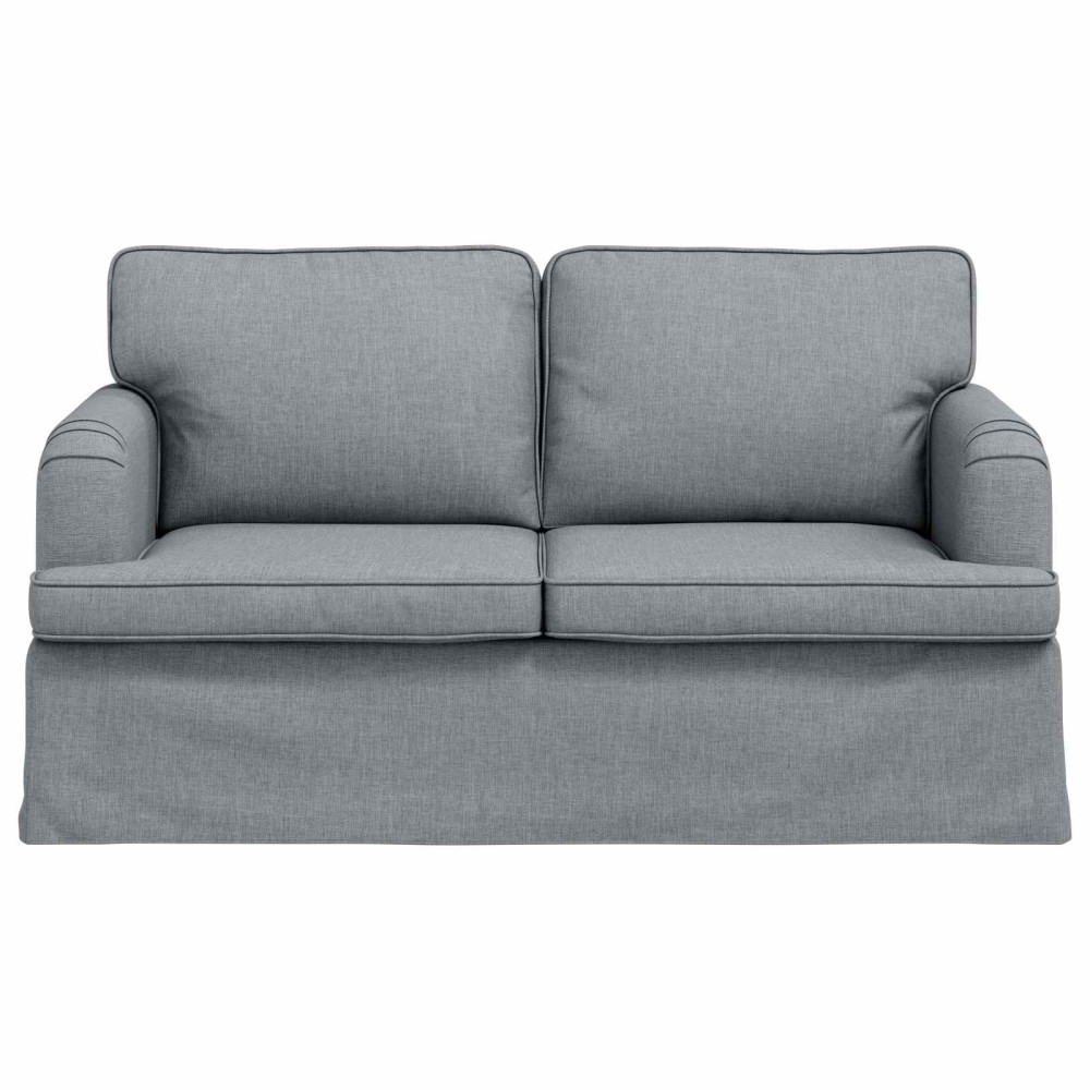 Produktbild för Soffa Ljusgrå 144 x 80 x 85 cm tyg