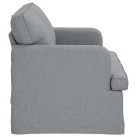 Produktbild för Soffa Ljusgrå 144 x 80 x 85 cm tyg