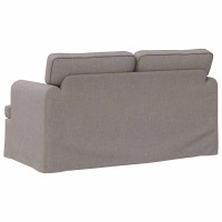 Produktbild för Soffa Taupe 144 x 80 x 85 cm tyg