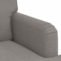 Produktbild för Soffa Taupe 144 x 80 x 85 cm tyg