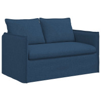 Produktbild för Soffa Blå 136 x 82 x 85 cm tyg