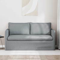 Produktbild för Soffa Ljusgrå 156 x 82 x 85 cm tyg