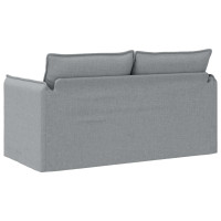 Produktbild för Soffa Ljusgrå 156 x 82 x 85 cm tyg