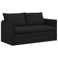Produktbild för Soffa Svart 156 x 82 x 85 cm tyg