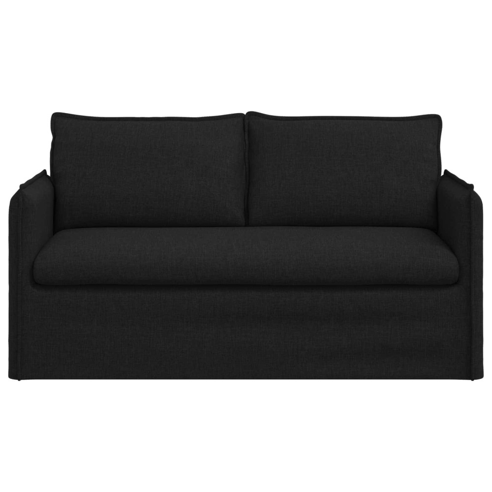 Produktbild för Soffa Svart 156 x 82 x 85 cm tyg