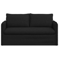 Produktbild för Soffa Svart 156 x 82 x 85 cm tyg