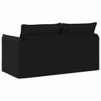 Produktbild för Soffa Svart 156 x 82 x 85 cm tyg