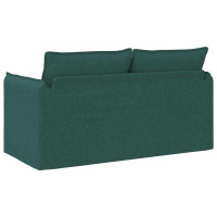 Produktbild för Soffa Mörkgrön 156 x 82 x 85 cm tyg