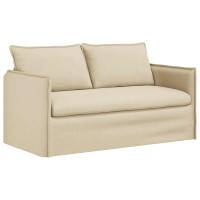 Produktbild för Soffa Kräm 156 x 82 x 85 cm tyg