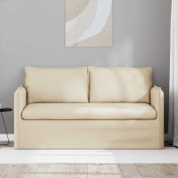 Produktbild för Soffa Kräm 156 x 82 x 85 cm tyg