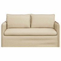 Produktbild för Soffa Kräm 156 x 82 x 85 cm tyg