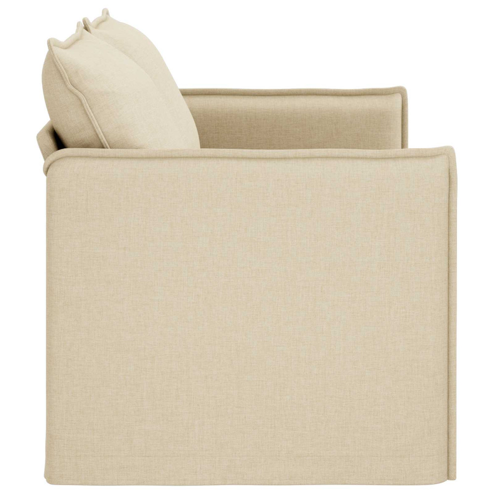 Produktbild för Soffa Kräm 156 x 82 x 85 cm tyg