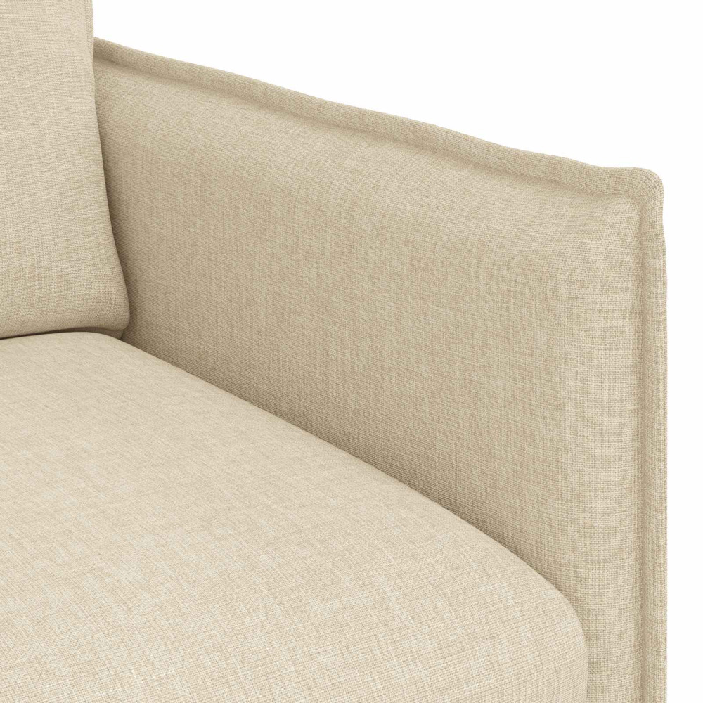 Produktbild för Soffa Kräm 156 x 82 x 85 cm tyg