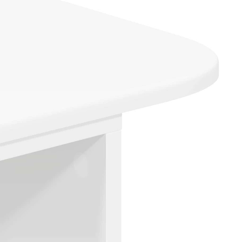 Produktbild för Konsolbord Vit 93 x 40 x 75 cm Konstruerat trä