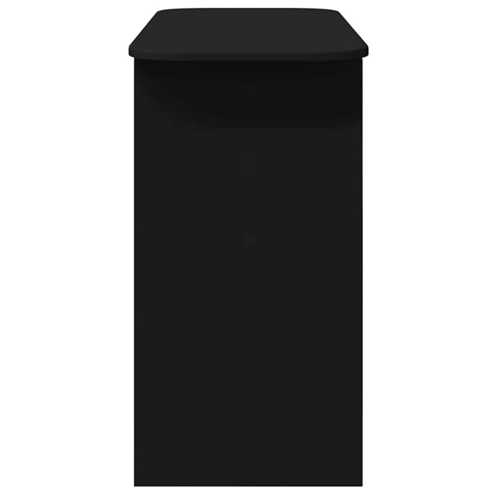 Produktbild för Konsolbord Svart 93 x 40 x 75 cm Konstruerat trä