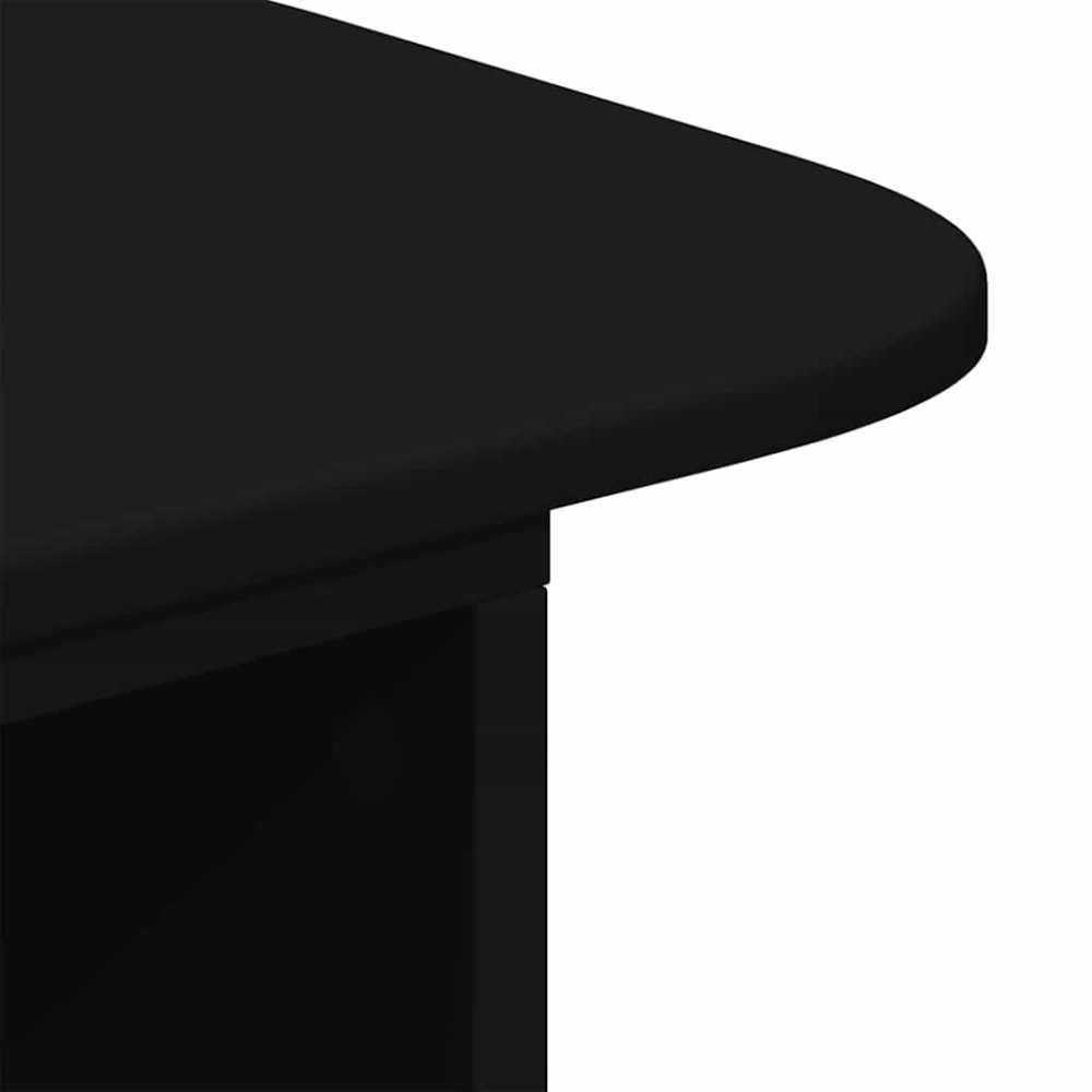 Produktbild för Konsolbord Svart 93 x 40 x 75 cm Konstruerat trä