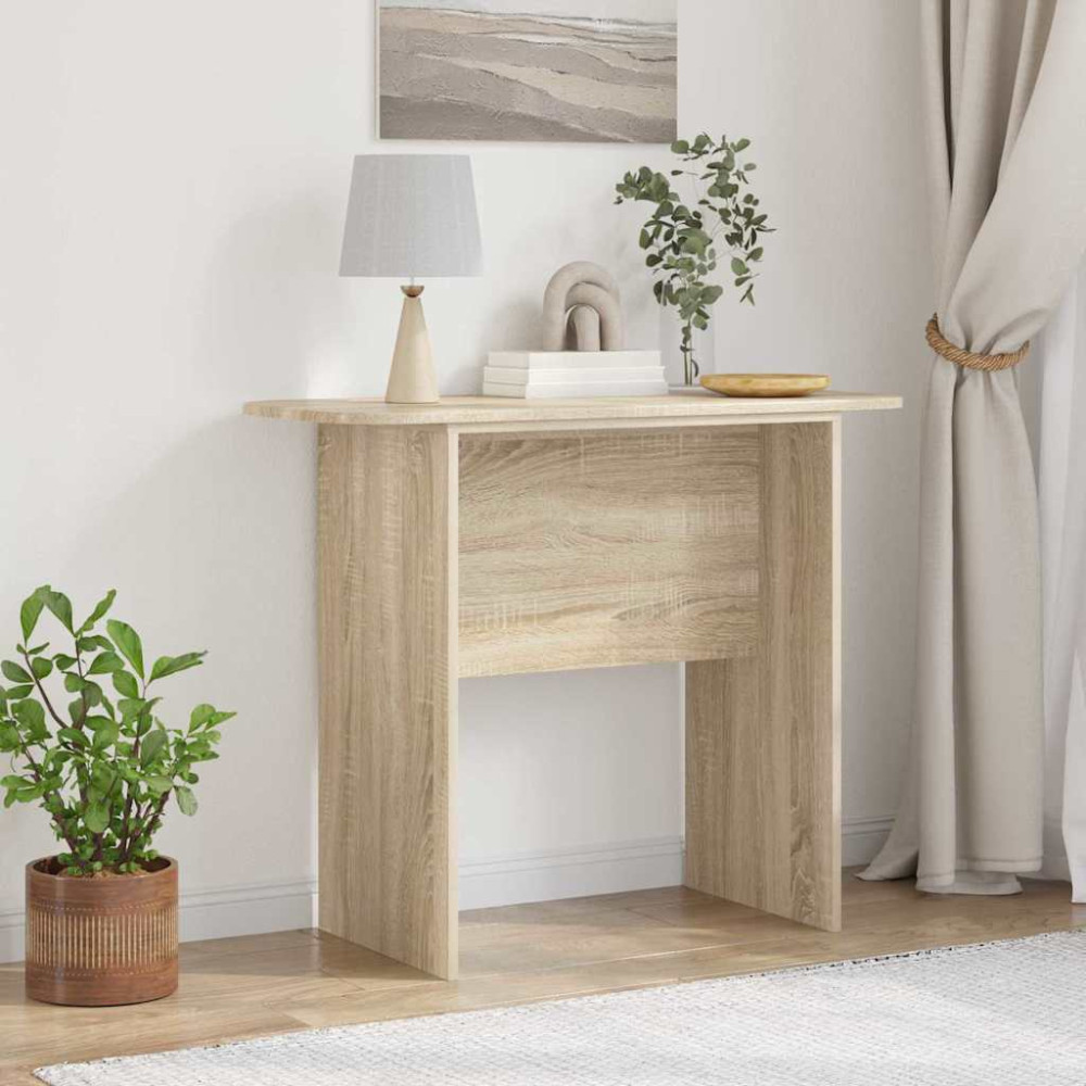 Produktbild för Konsolbord Sonoma-ek 93 x 40 x 75 cm Konstruerat trä