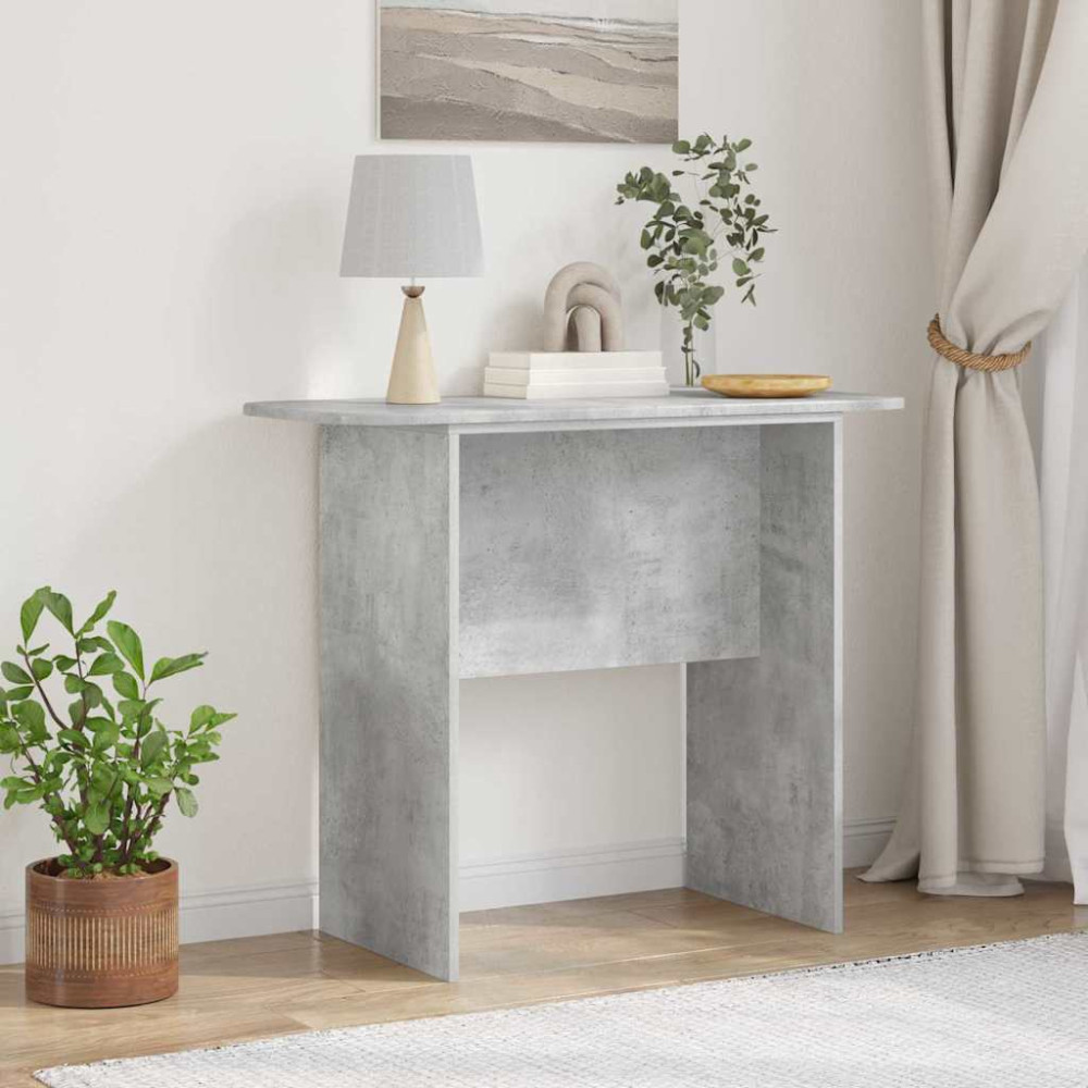 Produktbild för Konsolbord Betonggrå 93 x 40 x 75 cm Konstruerat trä