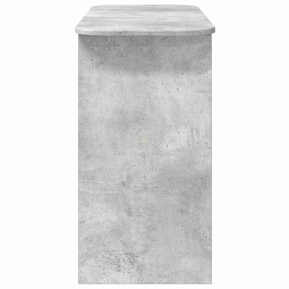Produktbild för Konsolbord Betonggrå 93 x 40 x 75 cm Konstruerat trä