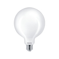 Produktbild för Philips - LED-glödlampa med filament - form: G120 - glaserad finish - E27 - 13 W - varmt vitt ljus - 2700 K