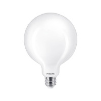 Produktbild för Philips - LED-glödlampa med filament - form: G120 - glaserad finish - E27 - 13 W - varmt vitt ljus - 2700 K